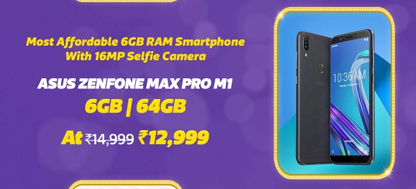India Desire : Buy Asus Zenfone Max Pro M1 @Rs 8499 Only From Flipkart [Regular Price Rs 9999]